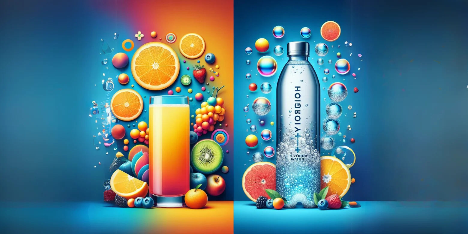 Fruit Juices vs Hydrogen Water