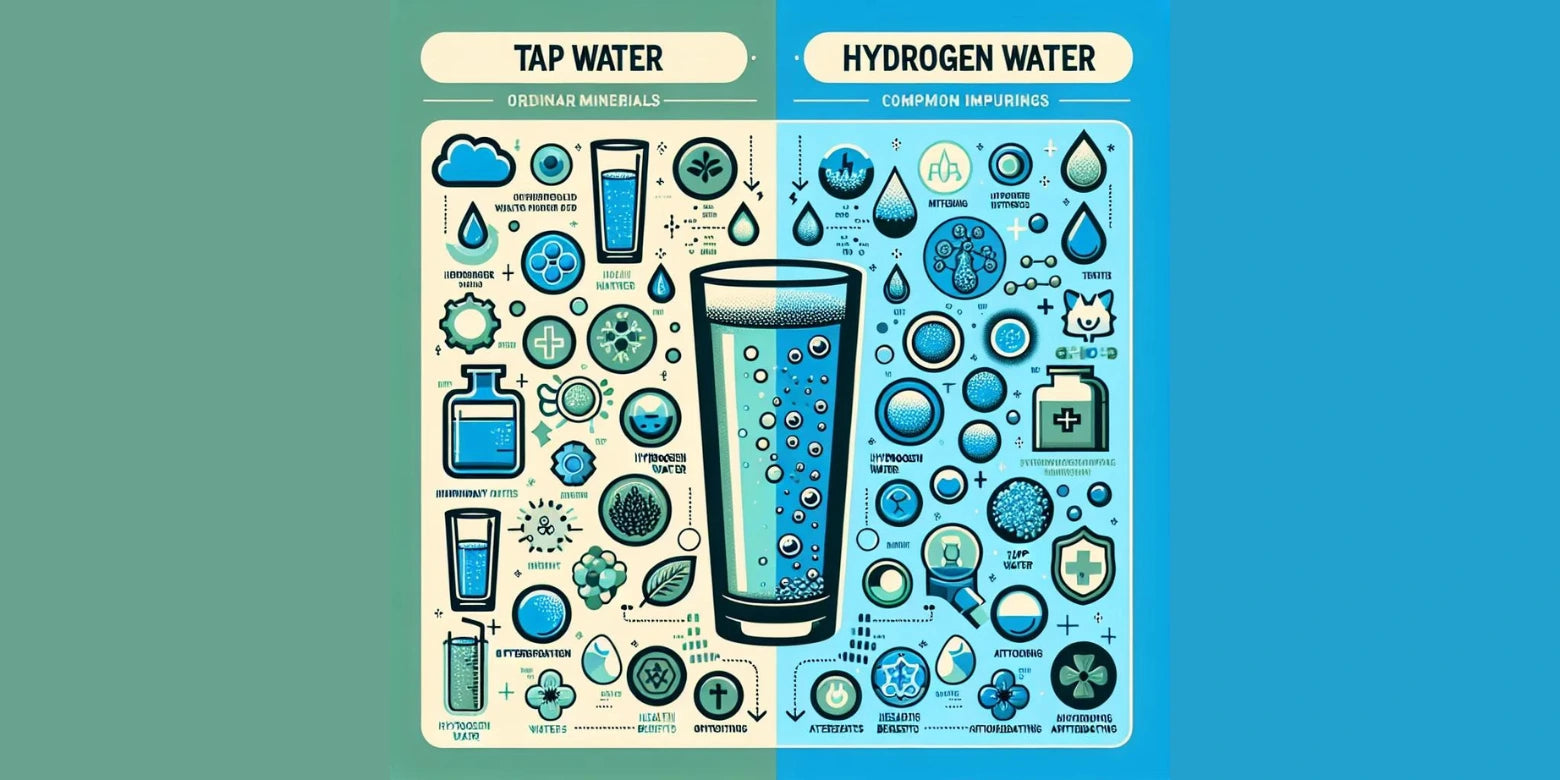 Tap Water vs Hydrogen Water