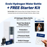 EVOLV Hydrogen Water Bottle + FREE Starter Kit